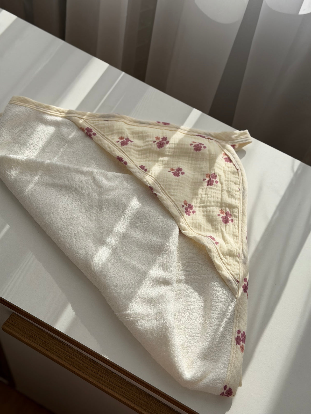GOTS ir OEKO-TEX sertifikuotas kūdikio rankšluostis